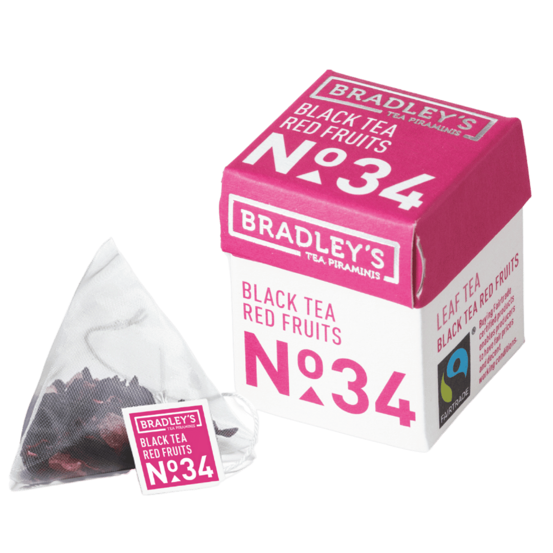 Bradleys Piraminis Black Tea Red Fruit 30st.