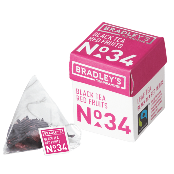 Bradleys Piraminis Black Tea Red Fruit 30st.