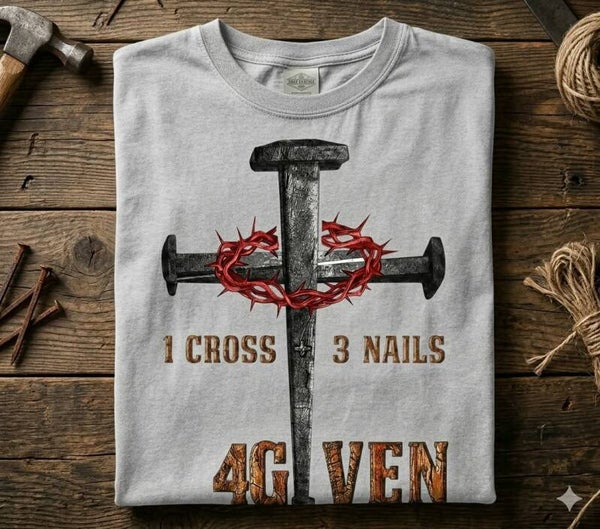 1 cross 3 nails 4givin