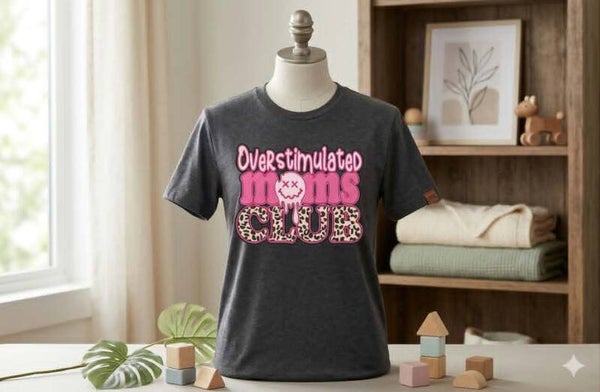 Overstimulated Moms Club Graphic Tee