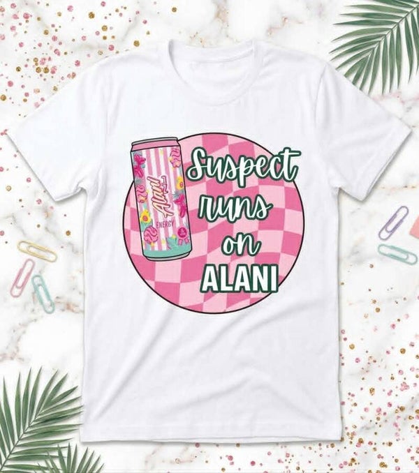"Suspect Runs on Alani"