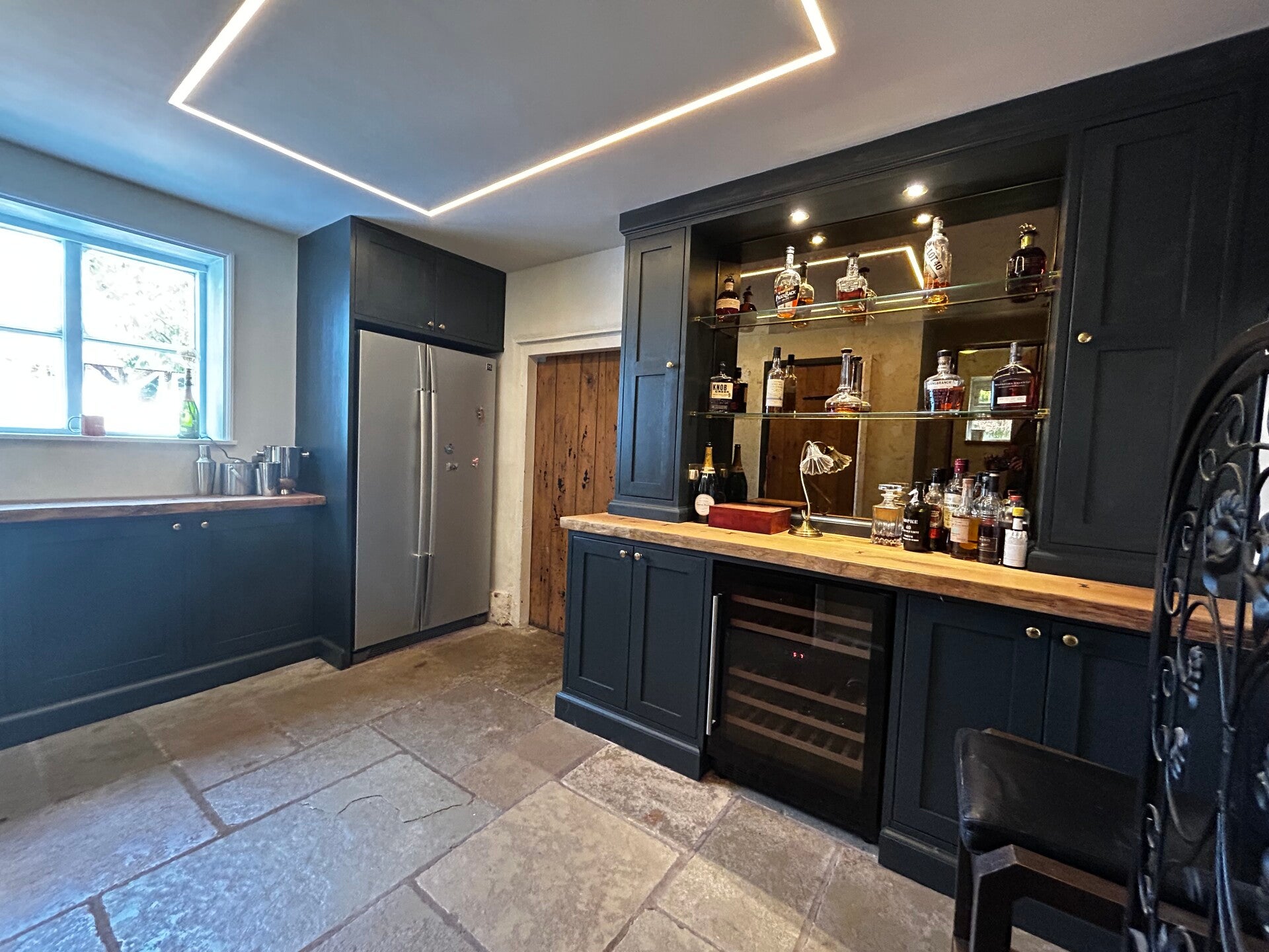 New kitchen units supplied and fitted by Heritage Works. 