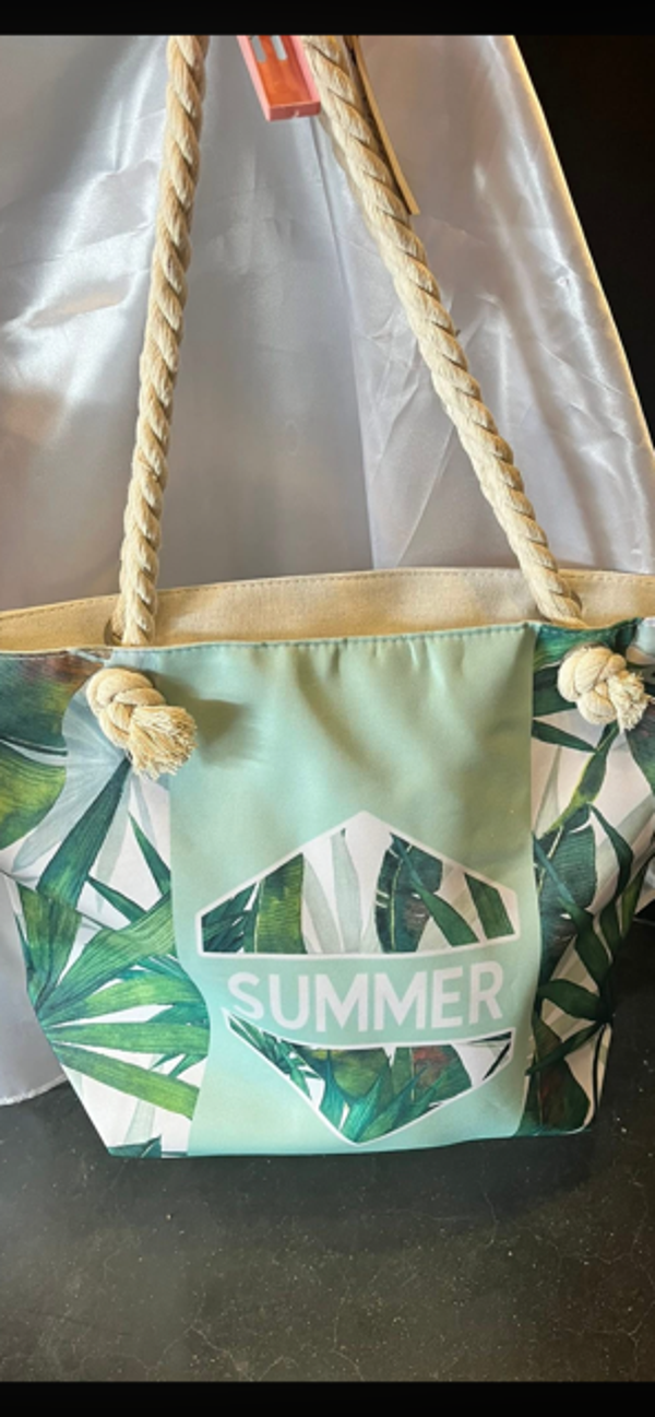 strandtas summer groen