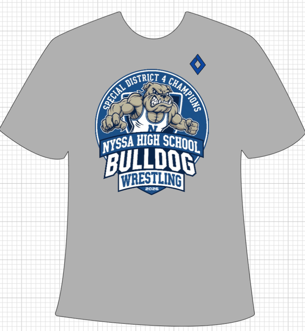 Nyssa Special District 4 3A Champions' Shirt