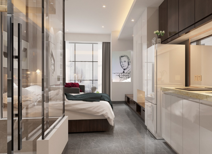 Daniel Craig, 0,70 x 1,40m, Kohle auf Leinwand, 2020