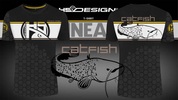 T-shirt Linear Catfish - Meerval