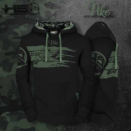 Hoodie Pike with camo detail