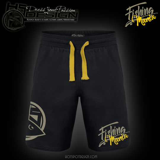 Korte Joggingbroek Fishing Mania Geel