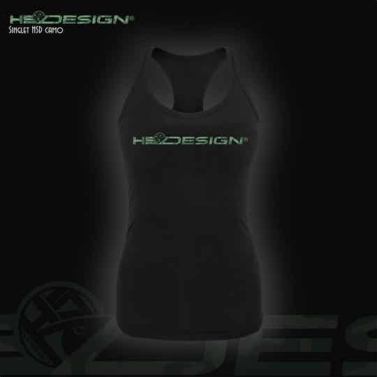 Dames Singlet HSD groen logo