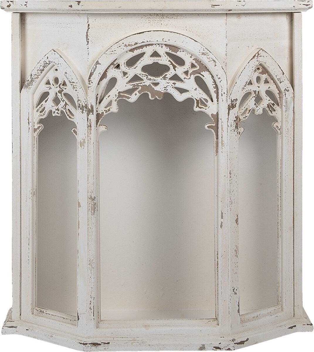 Clayre & Eef Wandkast wit hout