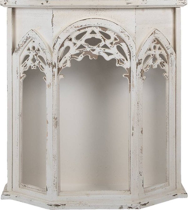 Clayre & Eef Wandkast wit hout