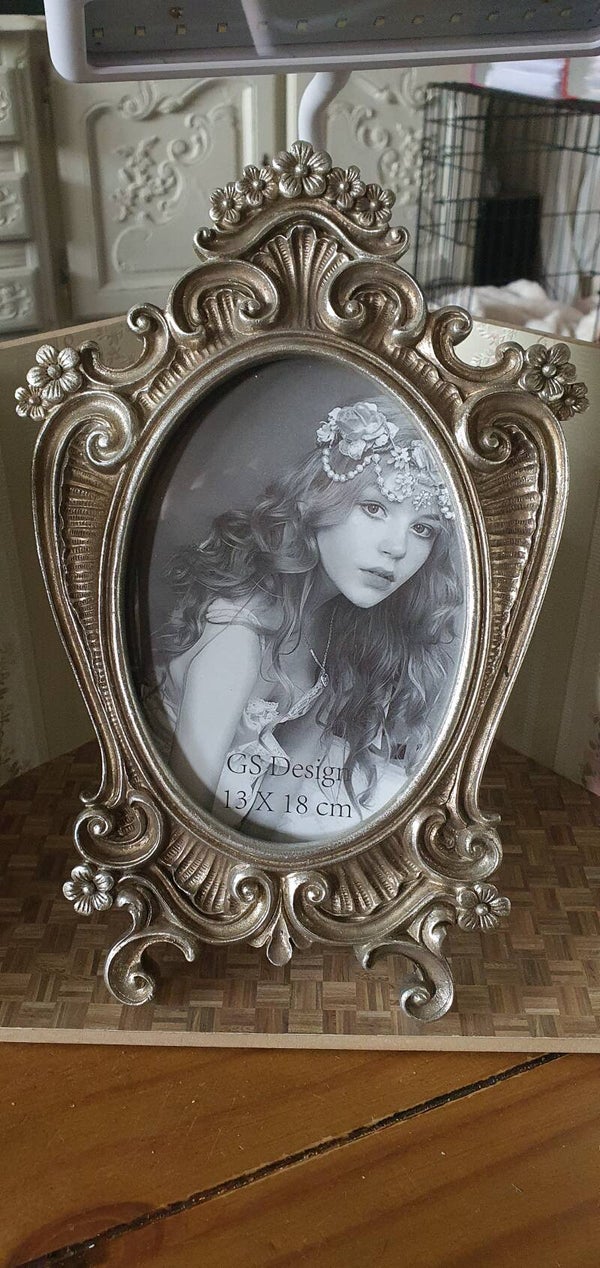 Fotolijst Baroque zilverkleurige 13x18 cm