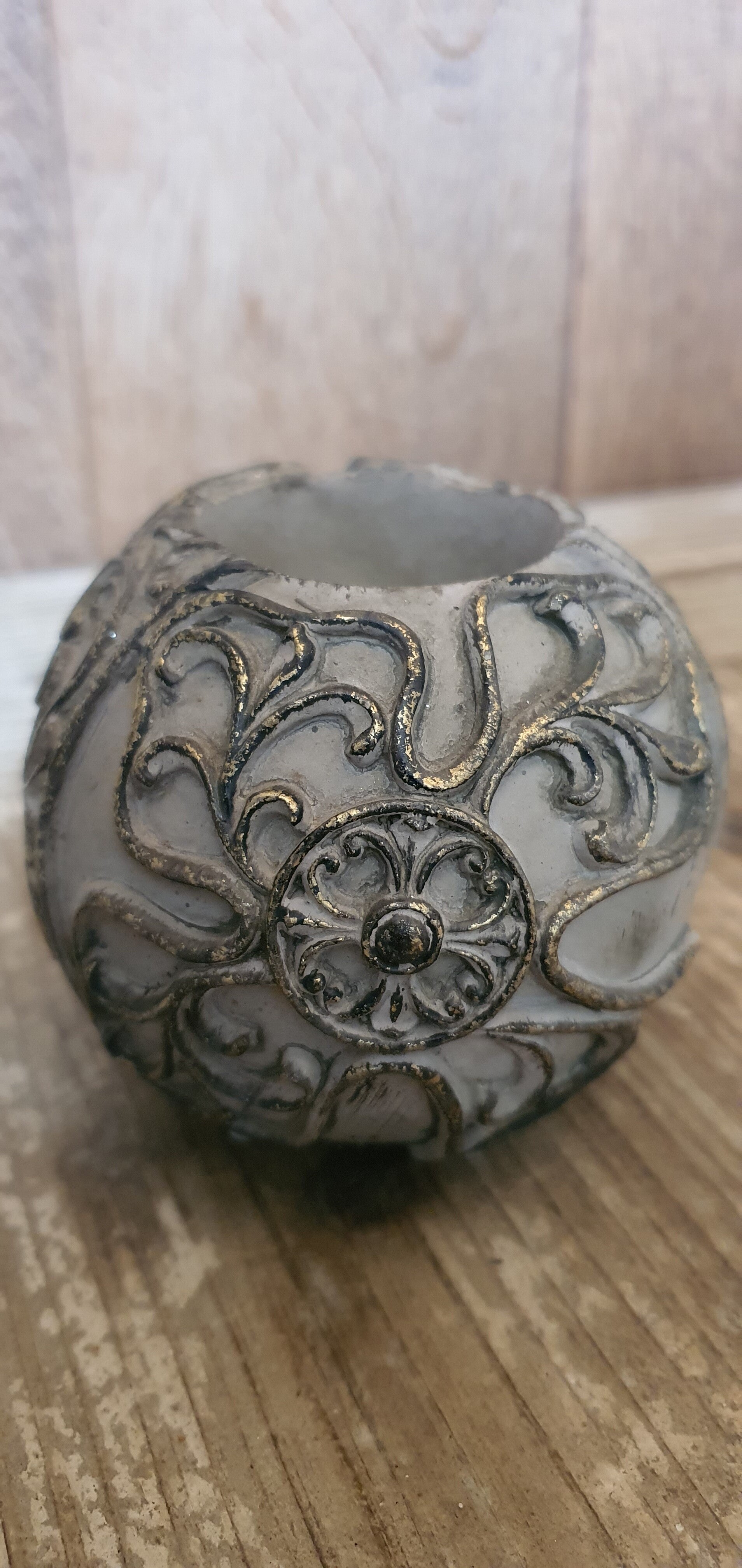 Baroque Theelicht bolvorm