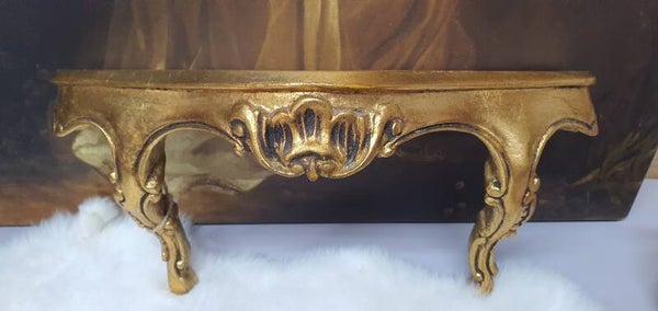 Baroque Muurconsole goudkleur