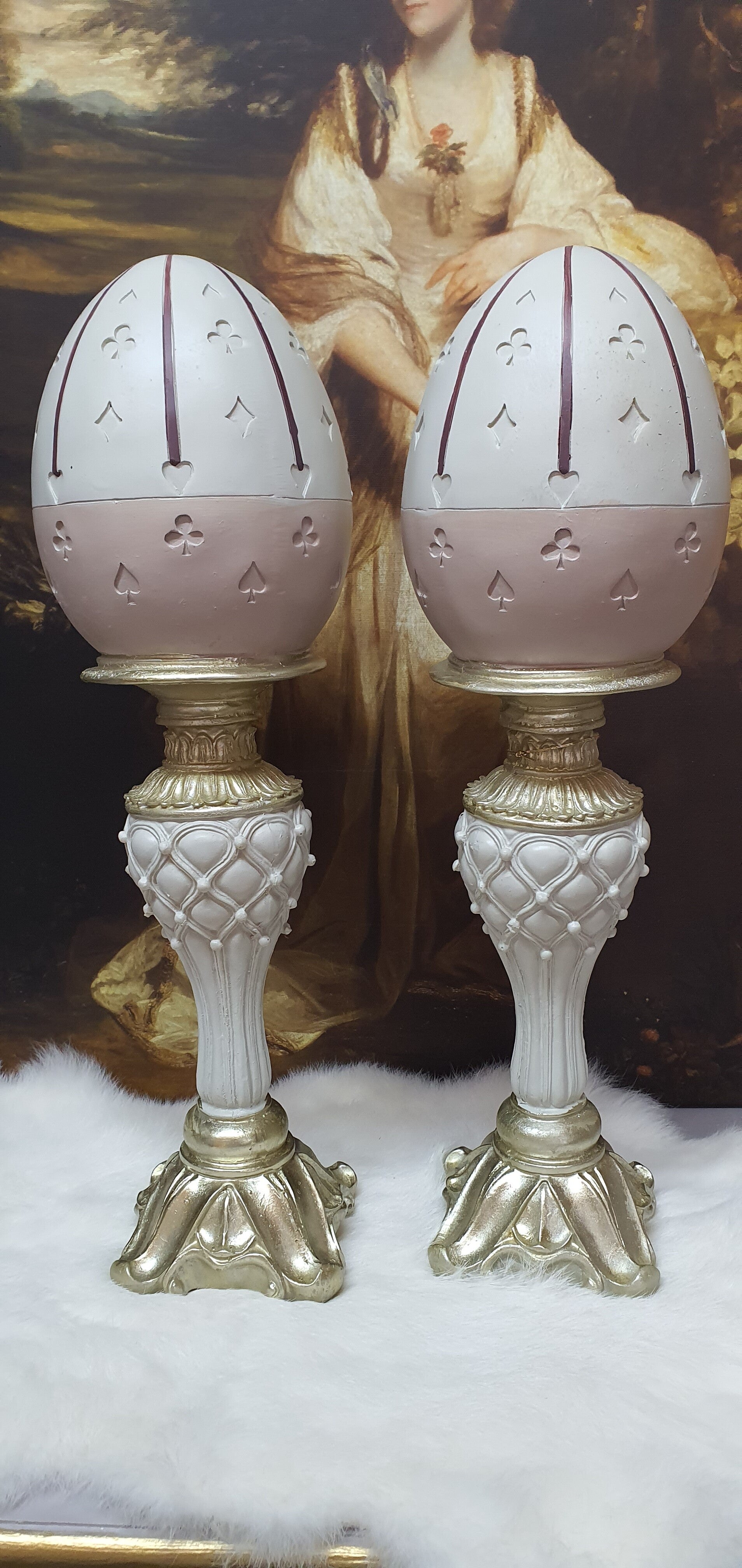 2 paasei ornamenten
