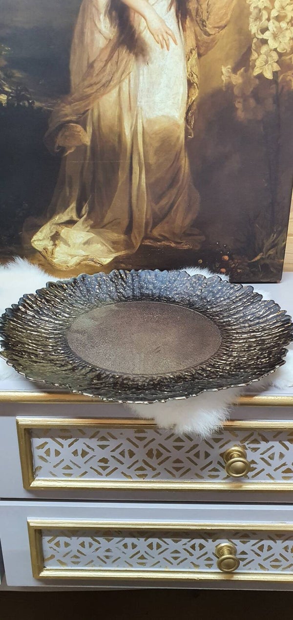 Decoratie Bord Goud Metallic