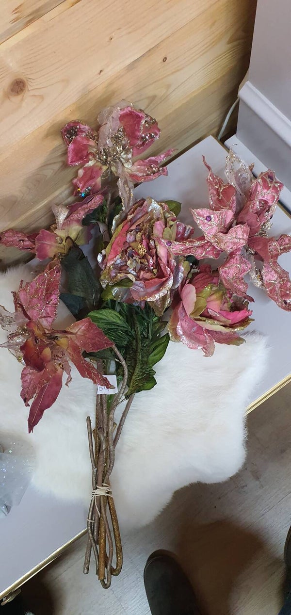 Bosje zijde kunst bloemen
