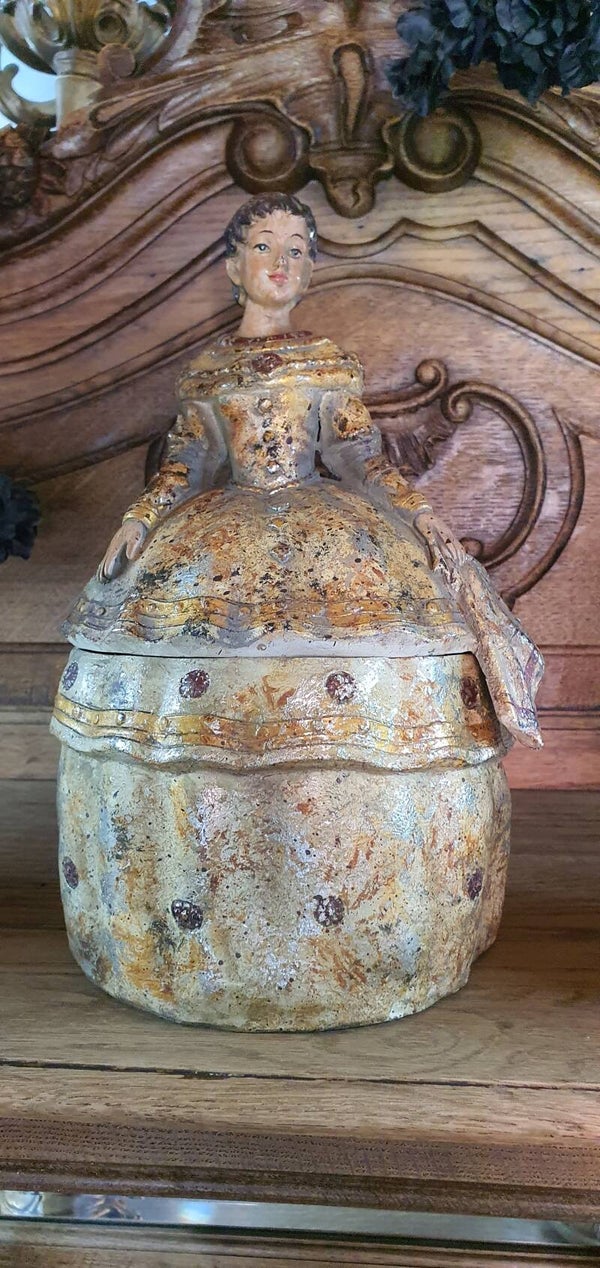 Barok Dame met deksel