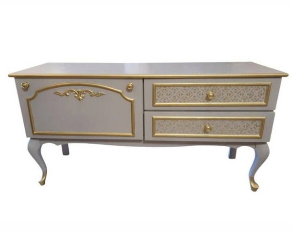 Prachtige gerestylde Queen Ann commode