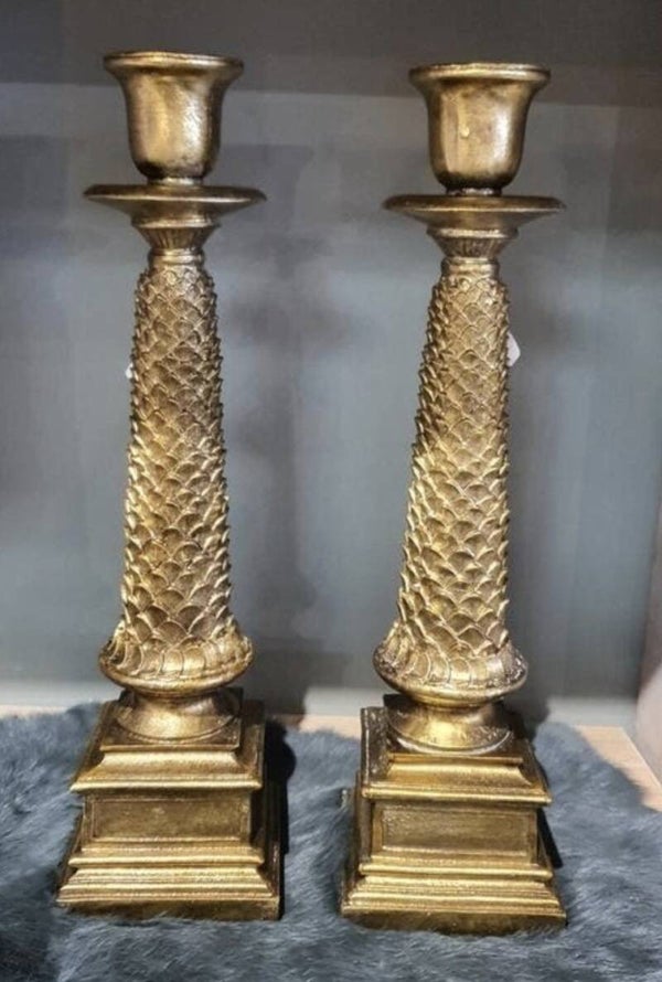Set Kandelaren goudkleurige ( Dutch style)