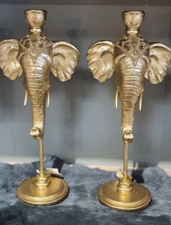 Olifant kaarsenhouder