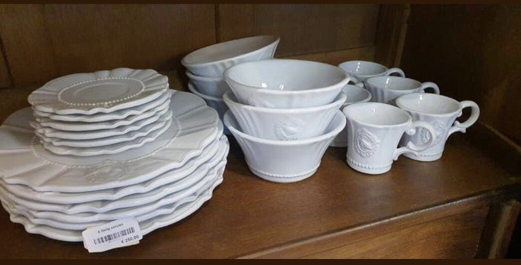 6 delig servies clayre & Eef