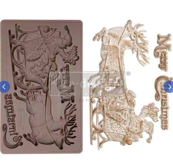 Redesign – Decor mould – Santa’s Sleigh