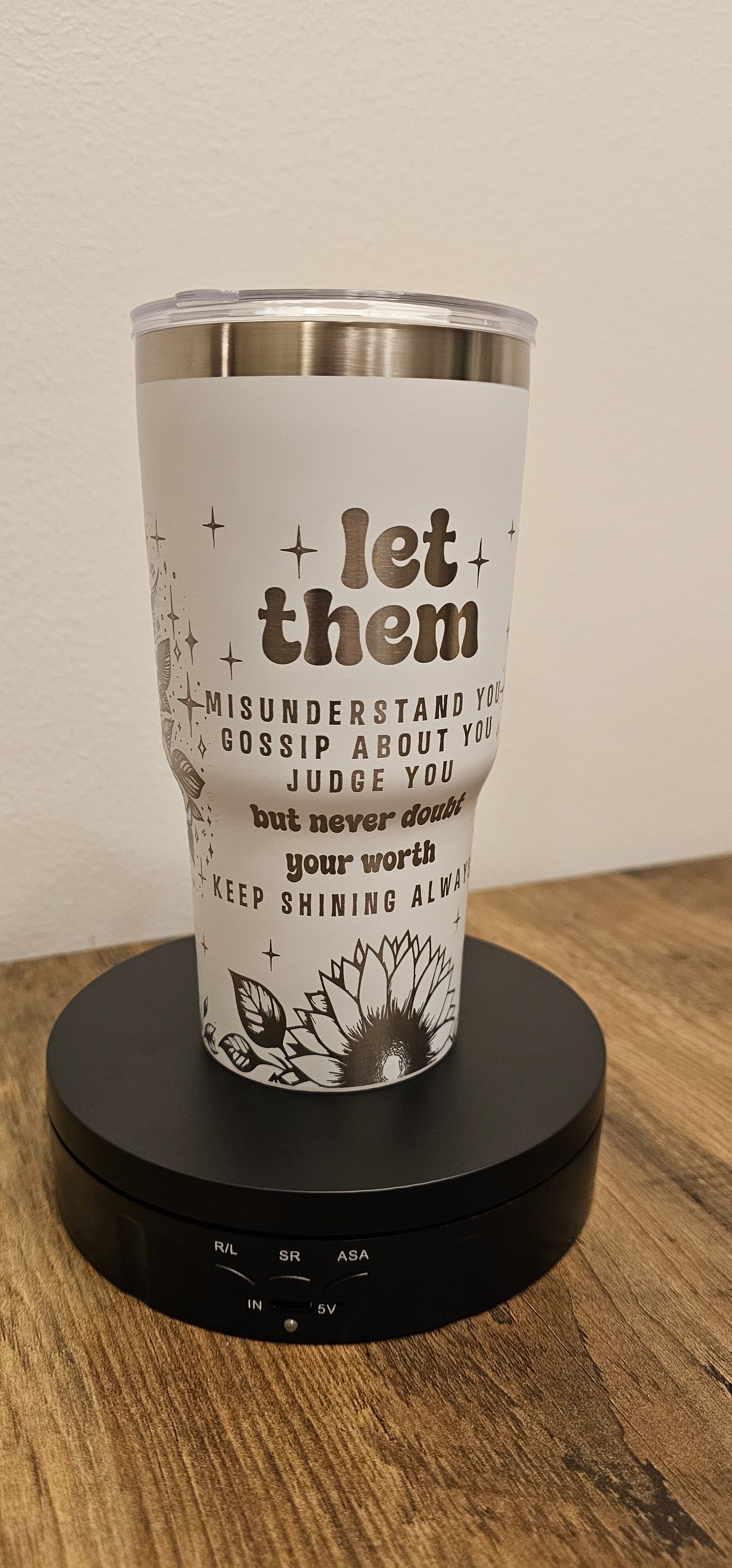 Tumbler LET THEM 600ml vit