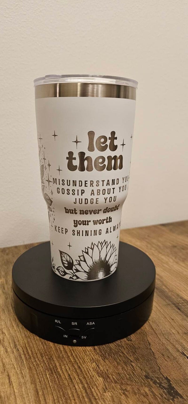 Tumbler LET THEM 600ml vit