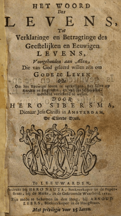 Hero Sibersma: Het Woord des Levens