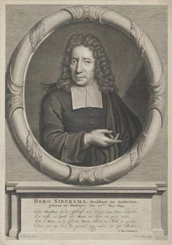 Portret van Hero Sibersma (1644-1728)