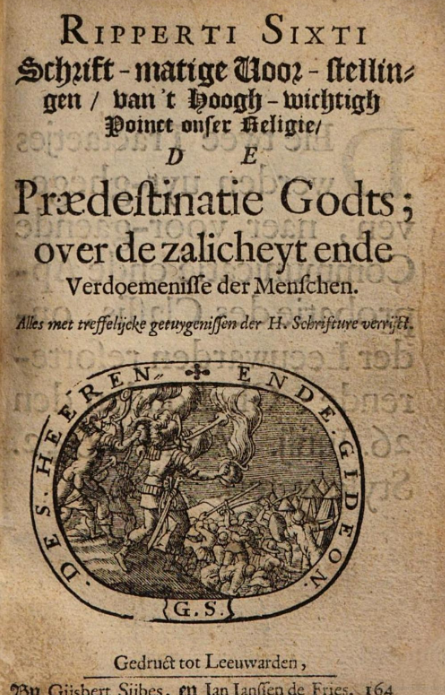 Rippertus Sixtus: Praedestinatie