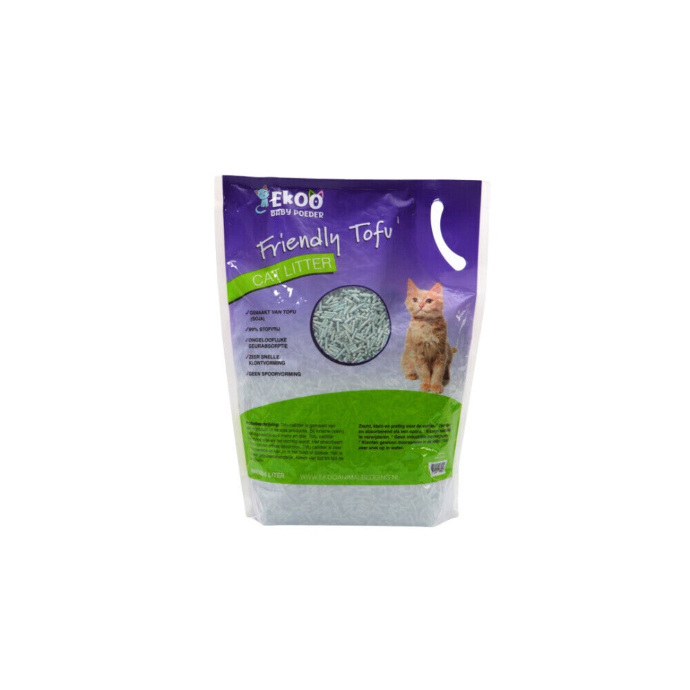 Ekoo Tofu Catlitter Baby Powder 12liter