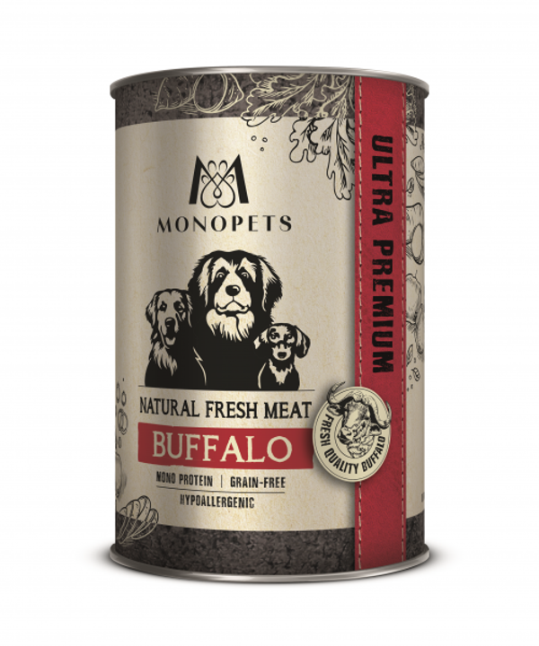 Monopets Fresh Meat can buffalo 6x400gram