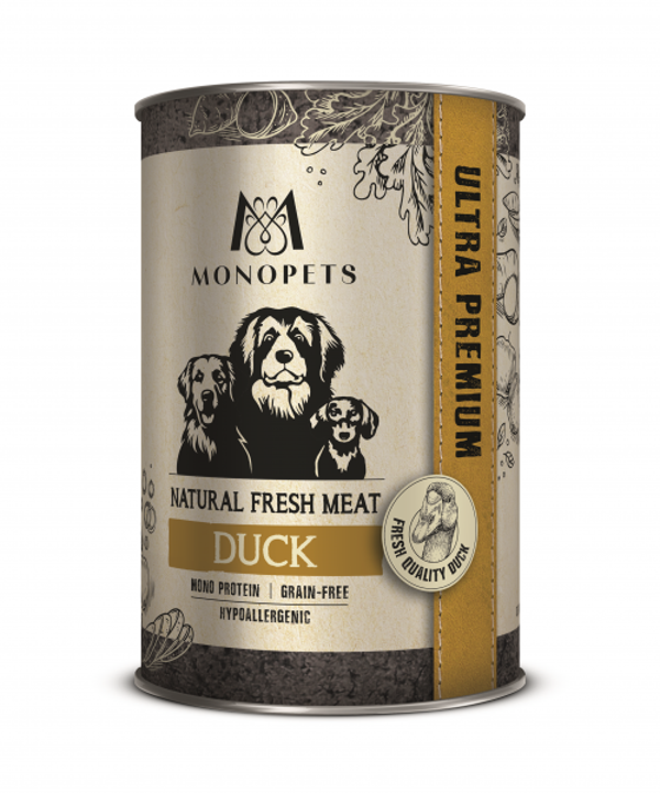 Monopets Fresh Meat can duck 6x400gram