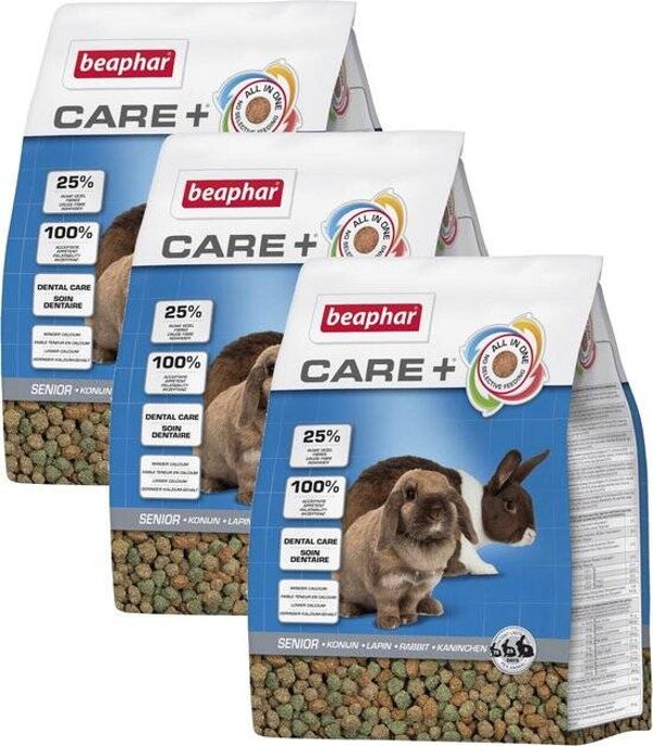 Care Plus Konijn Senior 3x1,5kg