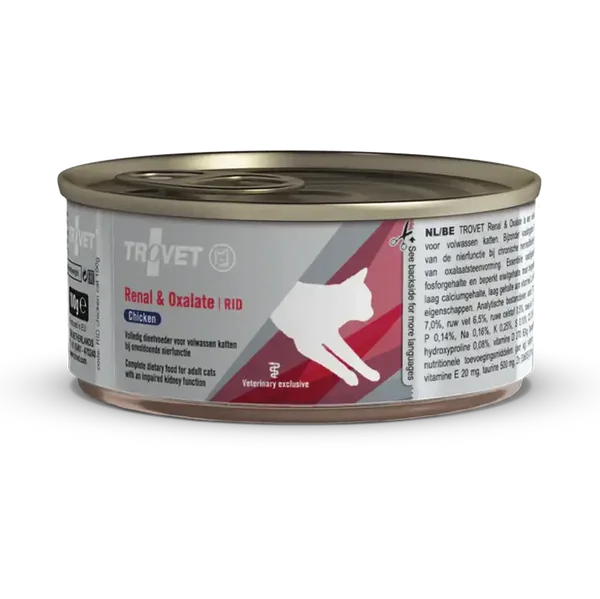 Trovet Renal & Oxalate (Chicken) cat RID 12x100gram