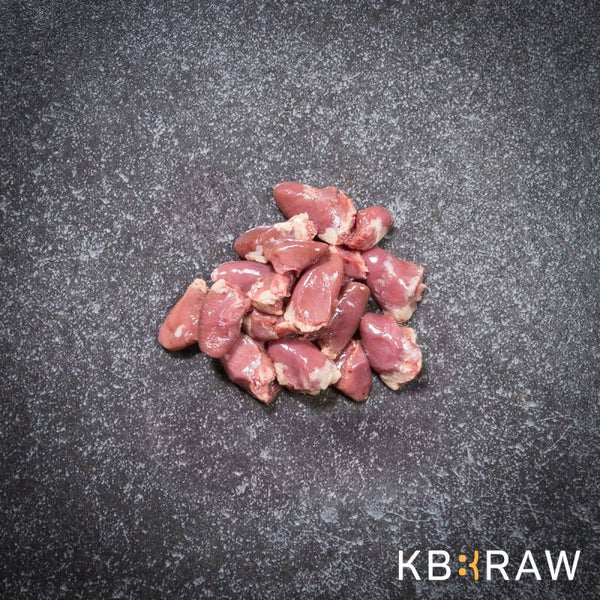 Kiezebrink Raw barf kippenhartjes 10x1kg