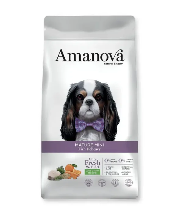 Amanova Dog Mature Mini Fish 7kg