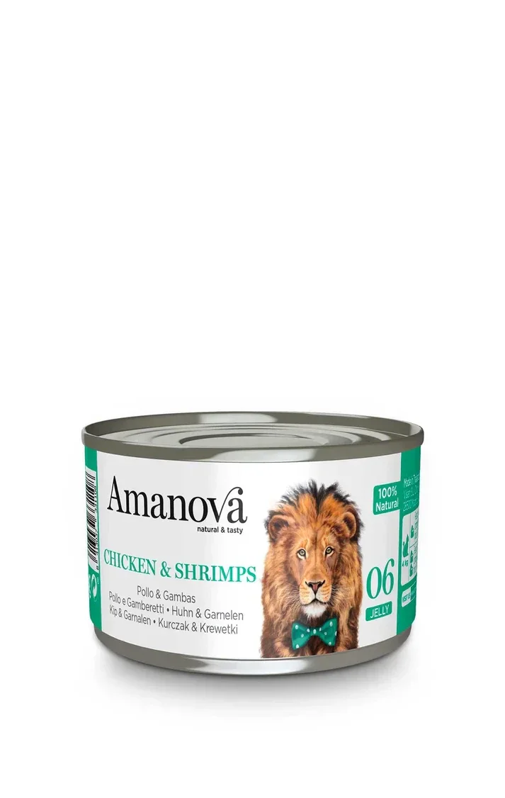 Amanova kip & garnalen 24x70gram