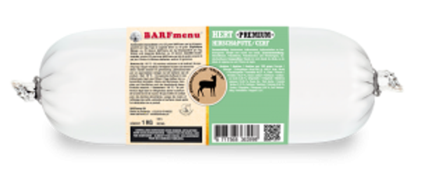 BARFmenu hond premium hert 10x1kg