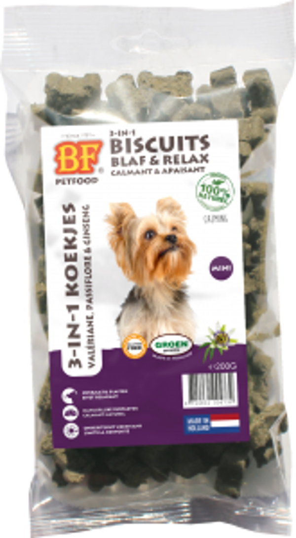 Biofood 3in1 koekjes blaf&relax mini 6x200gram