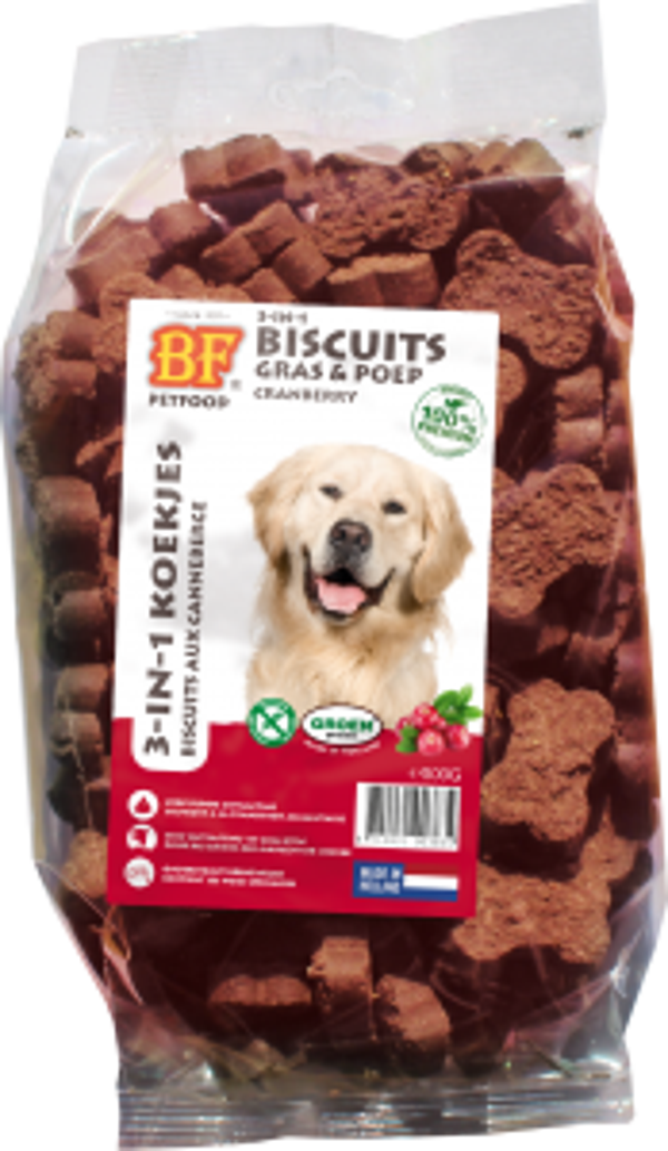 Biofood 3in1 koekjes cranberry 6x500gram