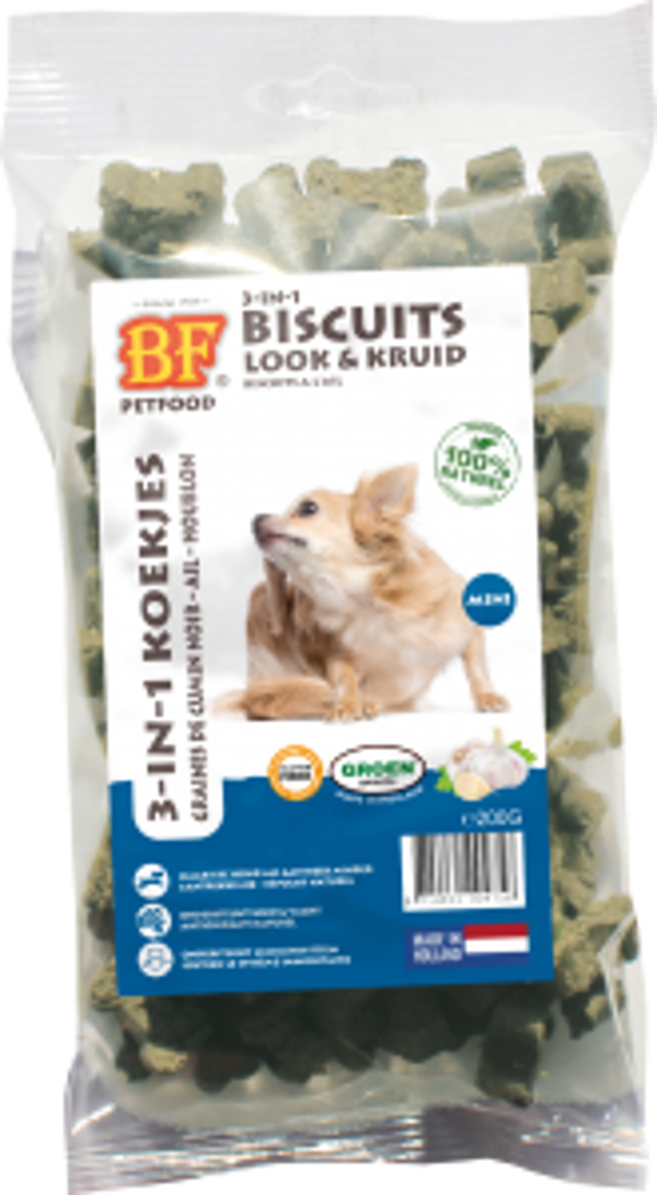 Biofood 3in1 koekjes look&kruid mini 6x200gram
