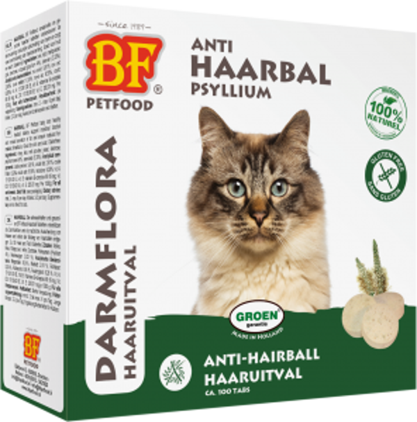 Biofood anti-haarbal tabletten 100stuks