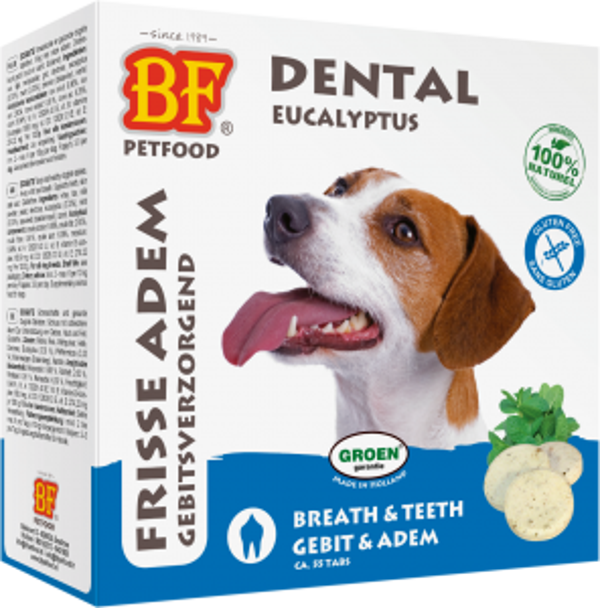Biofood dogbite tabletten breath&teeth 4x55stuks