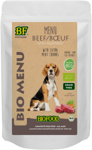 Biofood Organic hond rund menu pouch 15x150gram