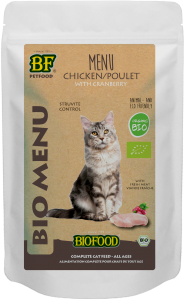 Biofood Organic kat kip menu pouch 20x100gram