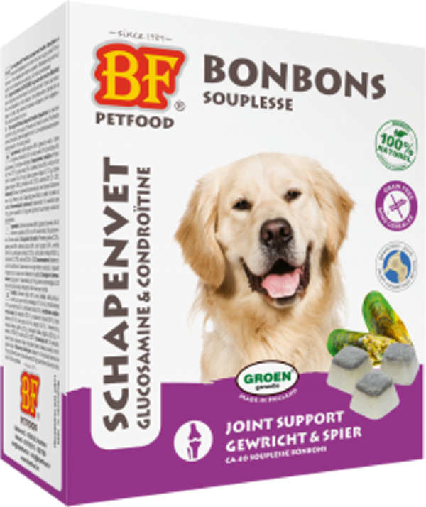 Biofood schapenvet souplesse 40stuks