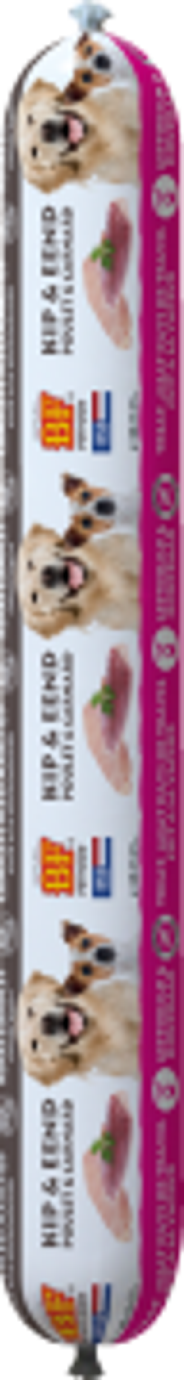 Biofood vleesvoeding compleet kip&eend worst 10x800gram